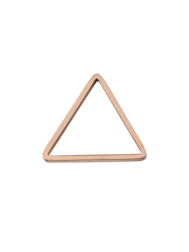 ??? Stainless steel creative triangle pendant