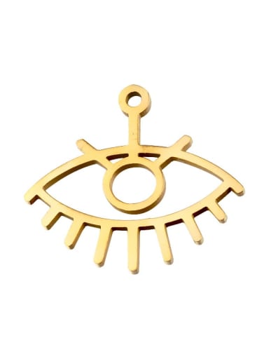 golden Stainless steel Evil Eye Pendant