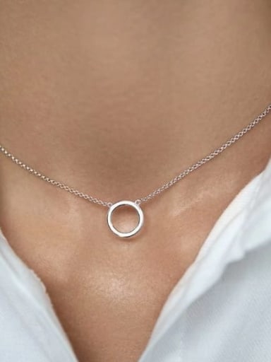 925 Sterling Silver round ring,necklace or earring