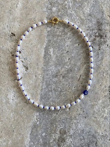 C Freshwater Pearl Bohemia Handmade Beading Necklace
