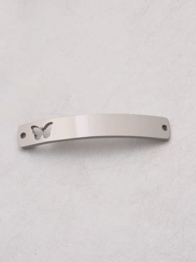 Stainless steel Rectangle Curved Minimalist Connector