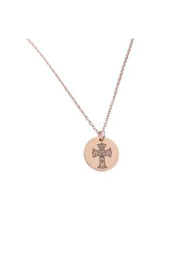 Stainless steel Cross Minimalist Necklace