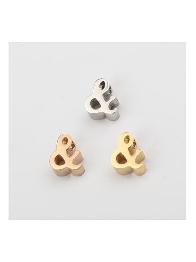Stainless steel character loose beads