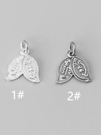 925 Sterling Silver tree Charm Height : 16 mm , Width: 7 mm