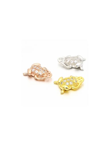 Bronze gold toad micro-set accessories