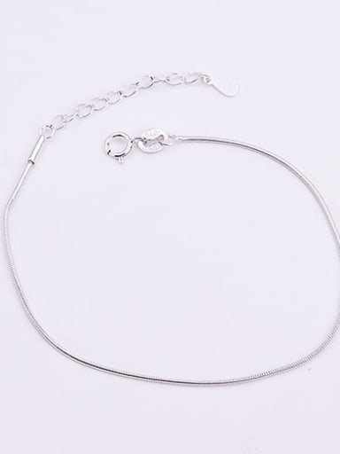 S925 Sterling Silver Turnbuckle Head Bracelet