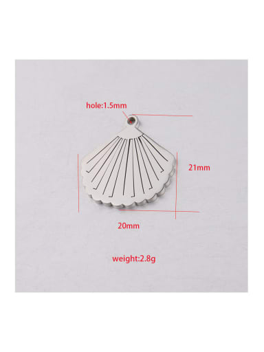 Stainless steel shell Minimalist Pendant