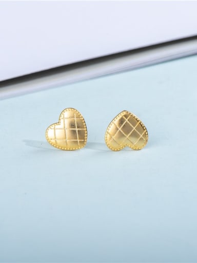 925 Sterling Silver Heart Minimalist Earring
