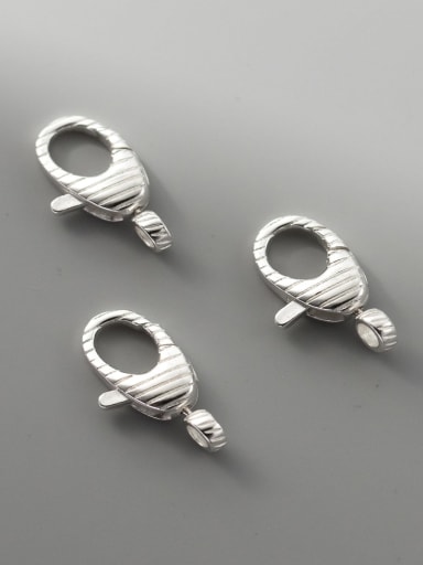 925 Sterling Silver Spring Ring Clasp Size:5*8*3.5mm 2.3mm