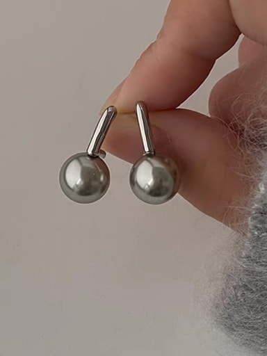 Alloy Imitation Pearl Geometric Trend Stud Earring