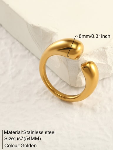 Gold Color, TR18918 Stainless steel metal Rings