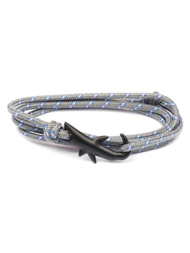Nylon Adjustable shark Bracelet With 20 Color