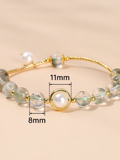 Alloy Freshwater Pearl Geometric Vintage Beaded Bracelet