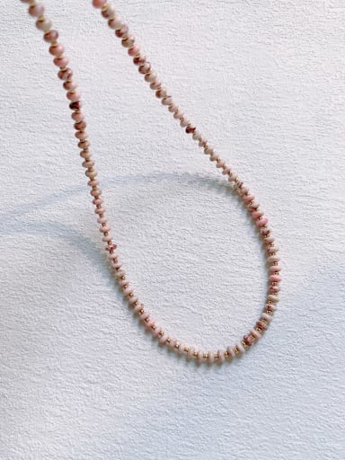 N-STMT-001 Natural  Gemstone Crystal Chain Handmade Beaded Necklace