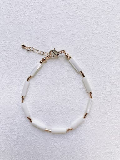 Shell Geometric Handmade Beaded Bracelet