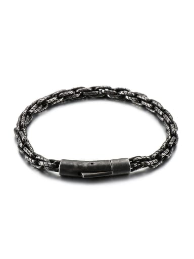 KB114170 KFC Titanium Steel Geometric Bracelet For Men
