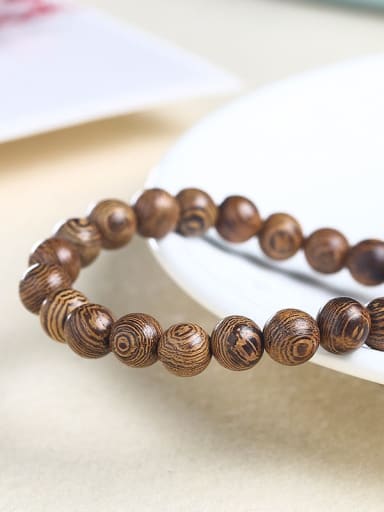 Wooden beads Vintage Handmade Beaded Bracelet
