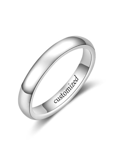 Titanium Steel Band Ring With customize