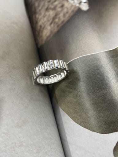 custom 925 Sterling Silver Geometric Minimalist Band Ring