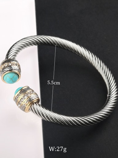 Style 1 Stainless steel Cuff Bracelet
