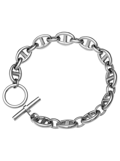 Titanium Steel Geometric Bracelet
