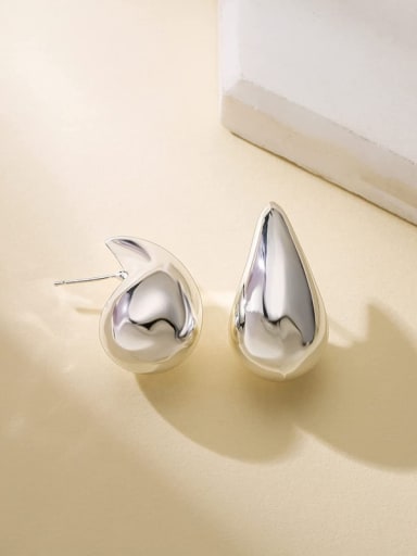Stainless steel Water Drop Drop Earring with 2 colors