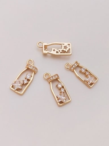 N-DIY-0019 Gemstone Crystal Chain Crown Pendant Hip Hop  handmade  Beaded Necklace
