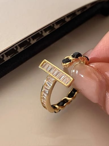 Alloy Geometric Trend Band Ring