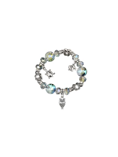 Alloy Crystal Animal Trend Charm Bracelet