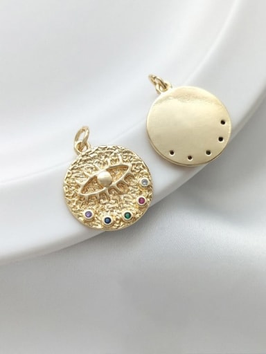 N-DIY-0033 Natural Gemstone Crystal Beads Chain Geometry Pendant Handmade Beaded Necklace