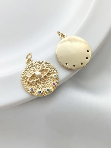 N-DIY-0028 Natural Gemstone Crystal Beads Chain Geometry Pendant Handmade Beaded Necklace