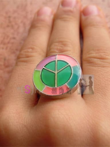 Alloy Icon Cute Band Ring