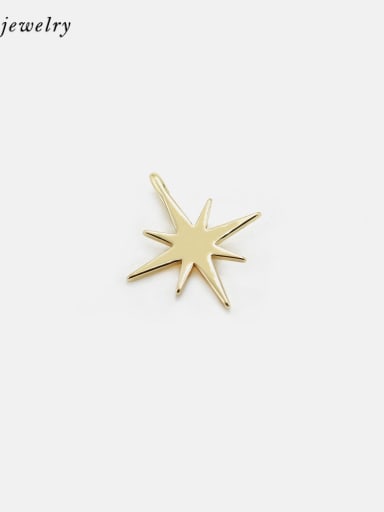 Brass Minimalist Star Pendant