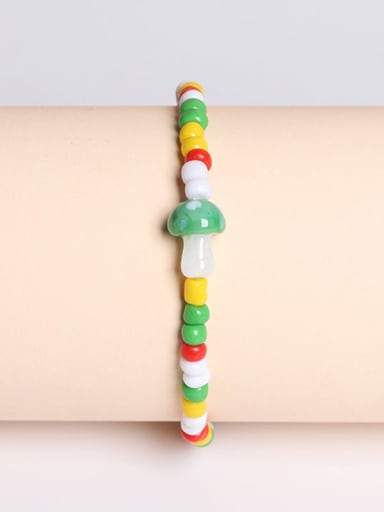 Bead Mushroom Cute Handmade Beaded Bracelet