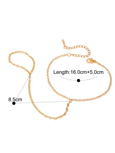 JDBW2404003 Stainless steel Geometric Link Ring Bracelet
