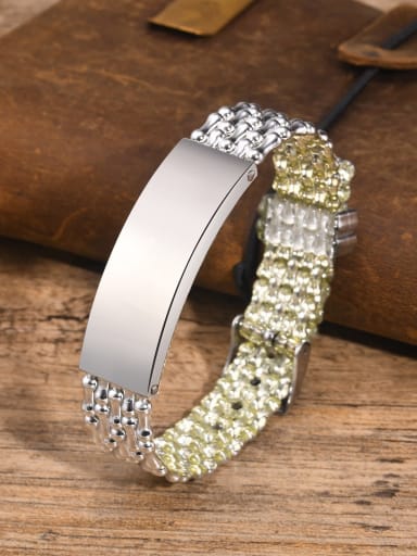 Steel color Stainless steel Band Bangle