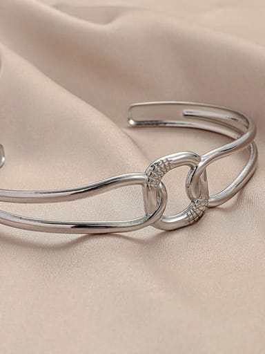 y544-2, Steel color Stainless steel Cuff Bangle with 18 styles