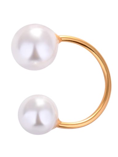 Two pearl ear clips 925 Sterling Silver Shell Pearl Clip Earring with 2023 design
