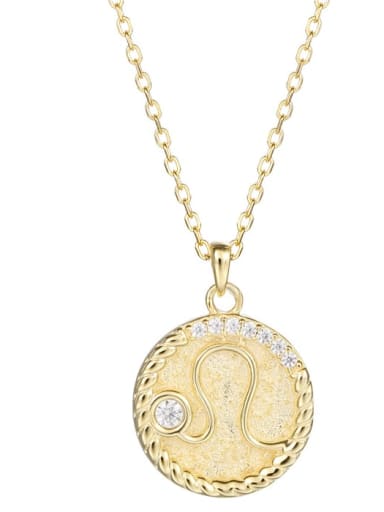 925 Sterling Silver Rhinestone  Minimalist  Constellation Pendant Necklace