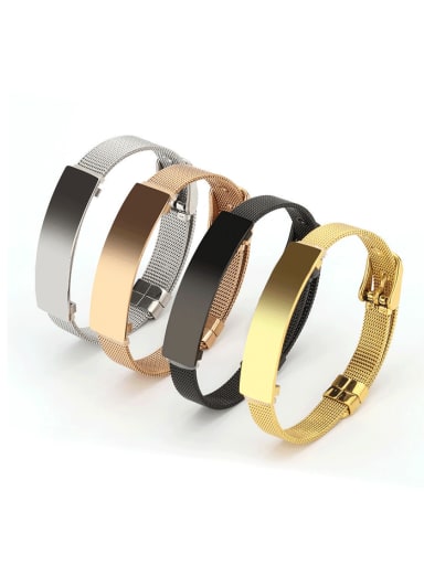 Titanium Steel Trend Bangle with multiple colors