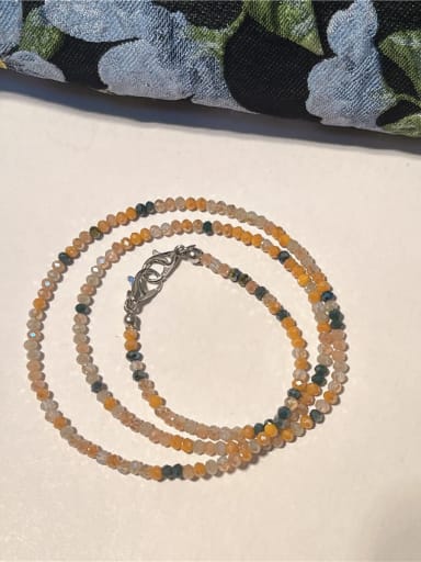 Glass Stone Bohemia Beaded Necklace