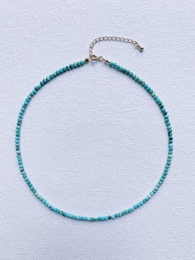 N-ST-0020 Natural  Gemstone Crystal Chain Irregular Bohemia Handmade  Beaded Necklace