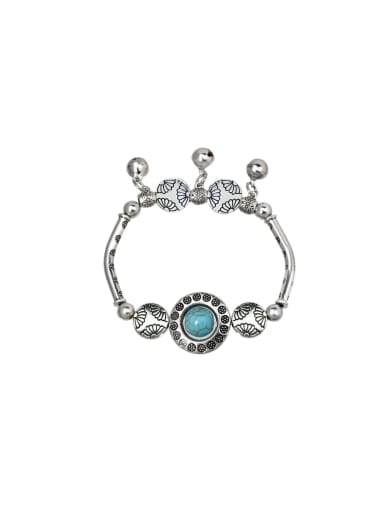 custom Alloy Turquoise Geometric Vintage Bracelet