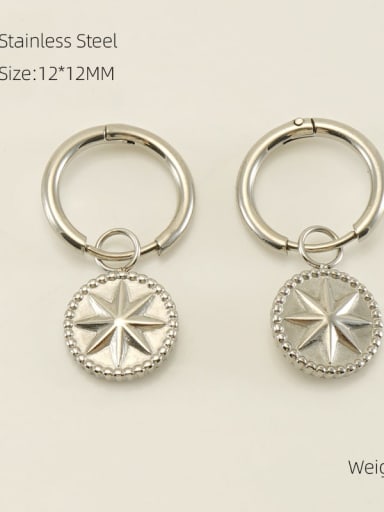 ZX993 Star Silver Earrings Stainless steel Earring with 2 colors