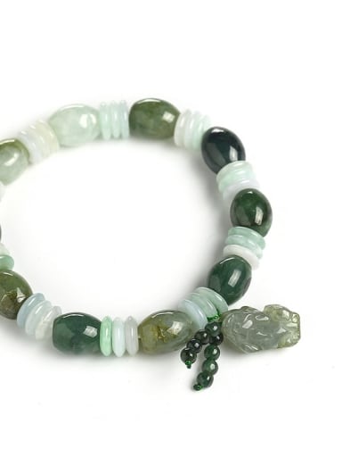 Jade Minimalist Handmade Beaded Bracelet