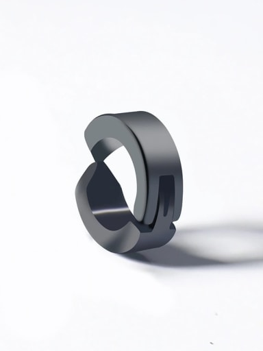 Stainless steel Geometric Clip Single Earring