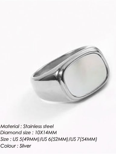 Stainless steel Sheel Band Ring