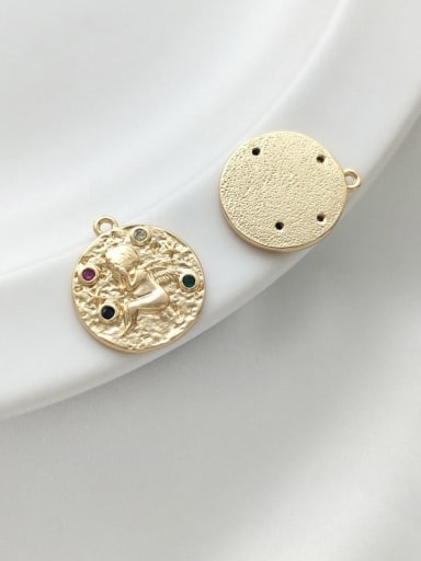 N-DIY-0028 Natural Gemstone Crystal Beads Chain Geometry Pendant Handmade Beaded Necklace