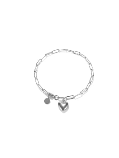 Titanium Steel Heart Trend Bracelet