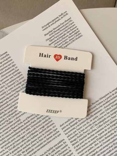 D black bean hair rope Minimalist velvet Elastic rope Hair Rope/Multi-Color Optional